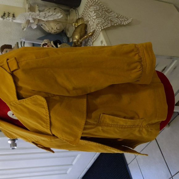 PIPER & BLUE Cropped Trench Coat - Picture 4 of 14